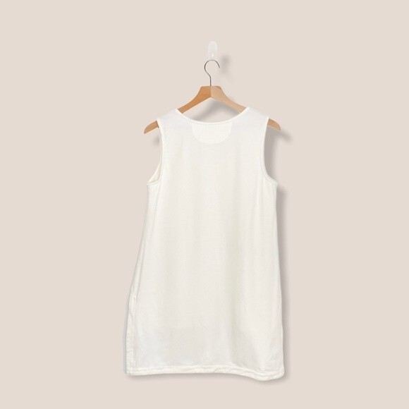 SOFT SURROUNDINGS Women's Sleeveless Top Petite Small PS Tunic Ivory Off White - Picture 10 of 11